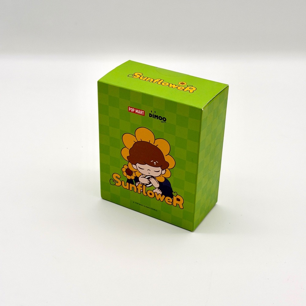 Pop Mart Dimoo World Sunflower Blind Box Collectible Art Toy Figure Green Box